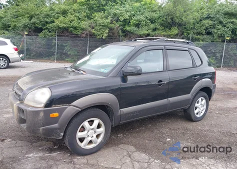 2005 Hyundai Tucson Gls/Lx z USA, uszkodzony, nr VIN KM8JN72D25U082307